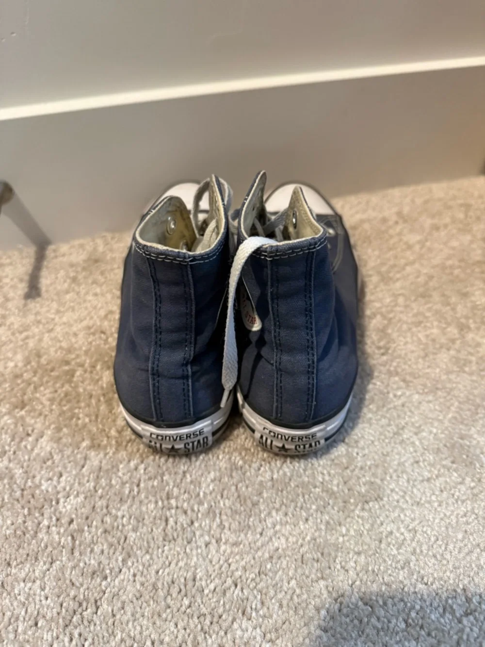 Converse Navy Blue High Tops - Picture 4 of 6
